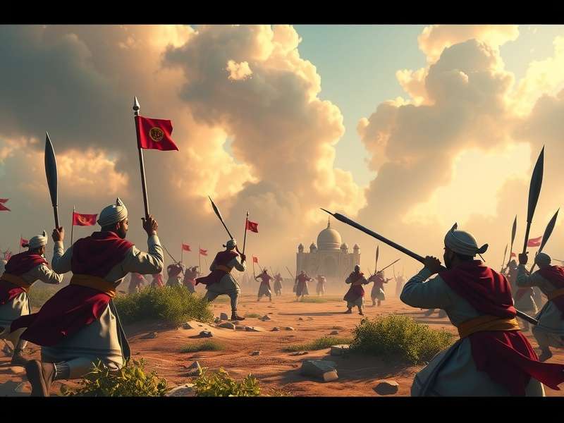 Sikh Stronghold Game Battle Scene